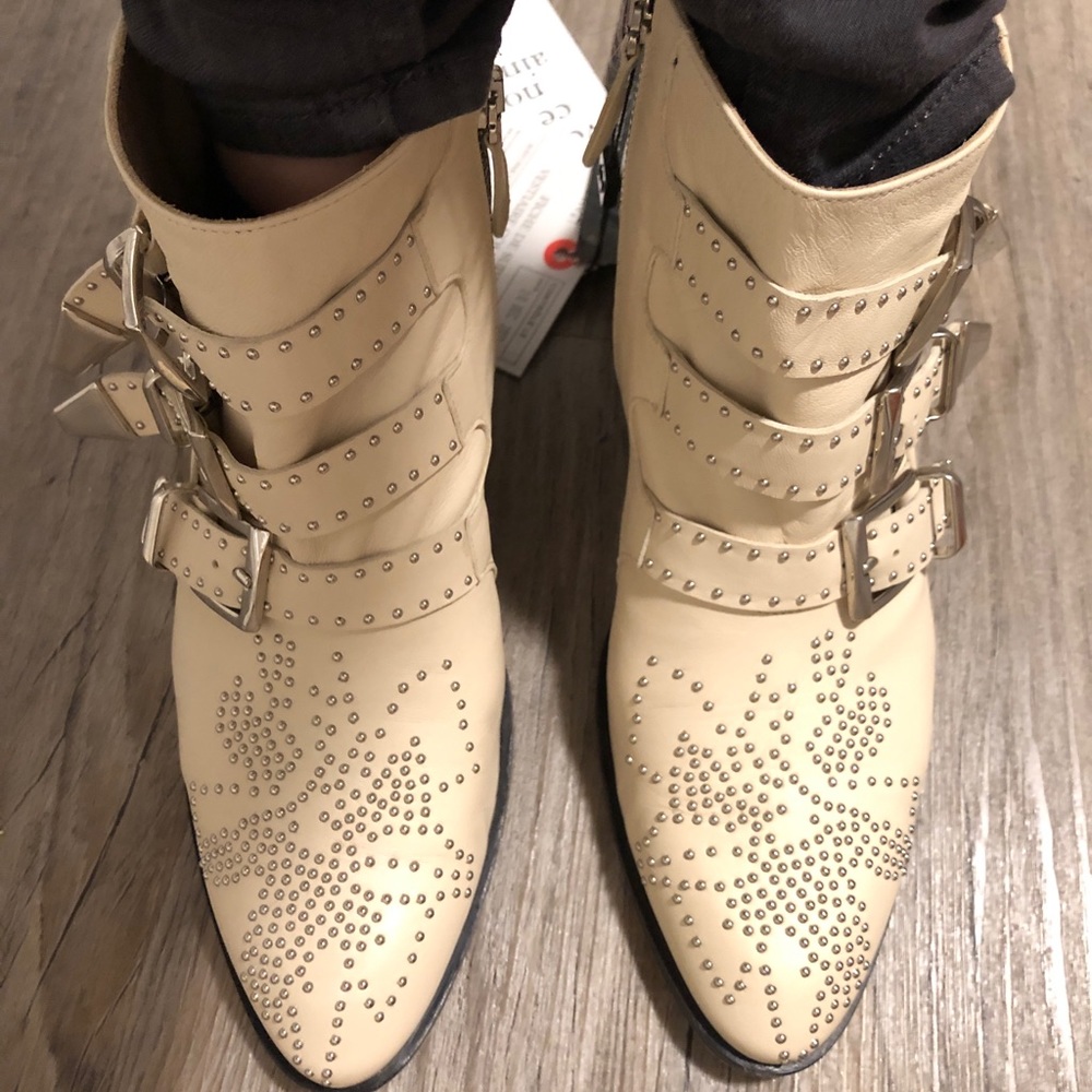 Chloe Susanna Studded Ankle Boots